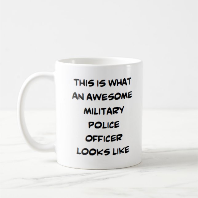 Mug officier de police militaire, génial (Gauche)