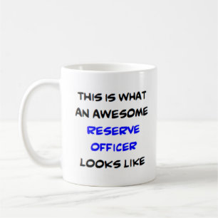 Mug officier de réserve, impressionnant