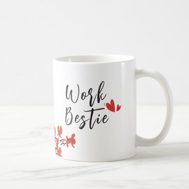 Mug Offre de bestie de travail à un collègue Deux oise (Droite)