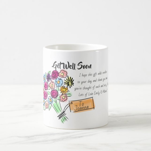 Mug Offre de bien-être bientôt - Message de bien-être  (Centre)