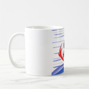 Mug "Oh cerfs communs ! "avec les hornes et la neige