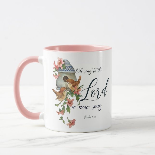 Mug Oh, chante au Seigneur une nouvelle chanson. Oisea (Gauche)