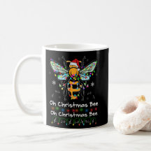 Oh Christmas Bee Bee Santa Hat Bee Light Christmas