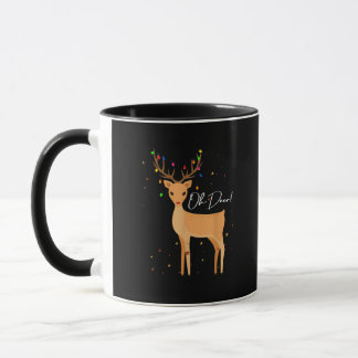 Mug Oh Deer Christmas Light Pajama Cute Reindeer Holid