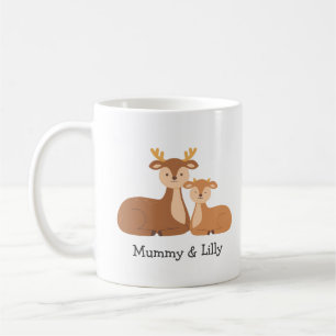 Mug Oh Deer, I Love You - Custom Mama & Baby Deer