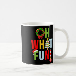 Mug Oh Quel Amusement Noël Avec Couronne Et Arbre