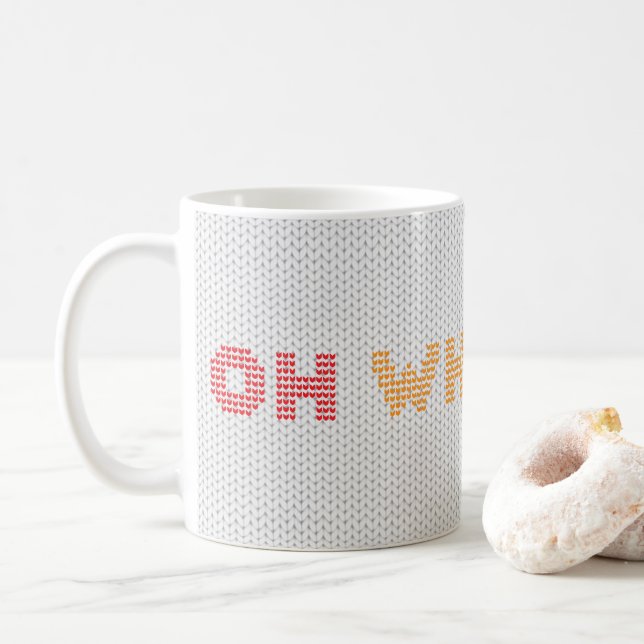 Mug Oh Quel Chandail De Noël Amusant (Avec donut)