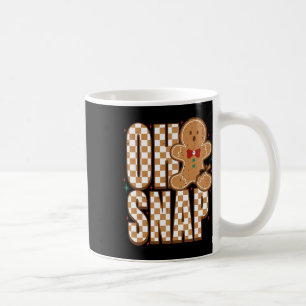 Mug Oh Snap Biscuit en Pain d'épices Drôle de Noël Xma