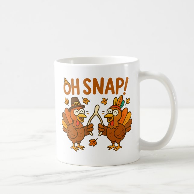 Mug Oh, Snap! Thanksgiving Turkeys (Droite)