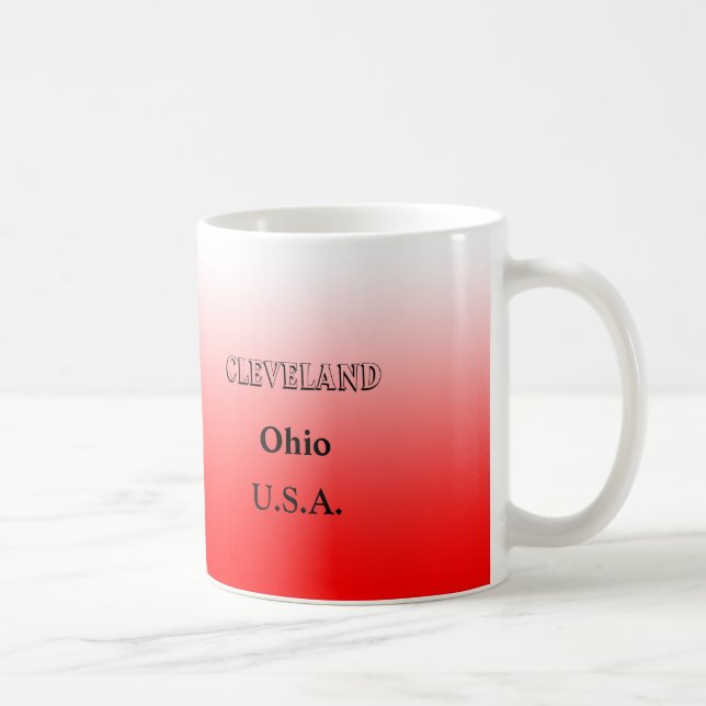 Mug - Ohio State Map with City (Right)