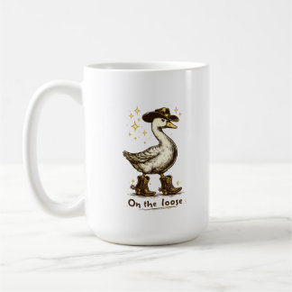 Mug Oie Cow-Boy en Liberté Art Occidental Drôle