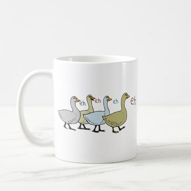 Mug Oie de la fête du Canada Eh mignonne Oie canadienn (Gauche)