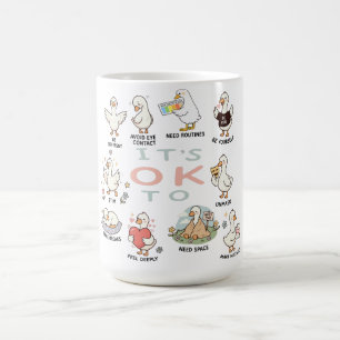 Mug Oie de l'acceptation de l'autisme C'est OK d'êtr