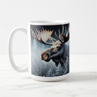 Mug Oie taureau en pinèdes épaisses et pins