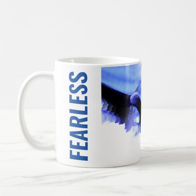 Mug Oigle sans peur Motivational Courage Artwork (Gauche)