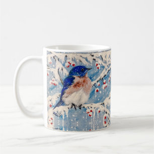 Mug Oiseau bleu d'hiver