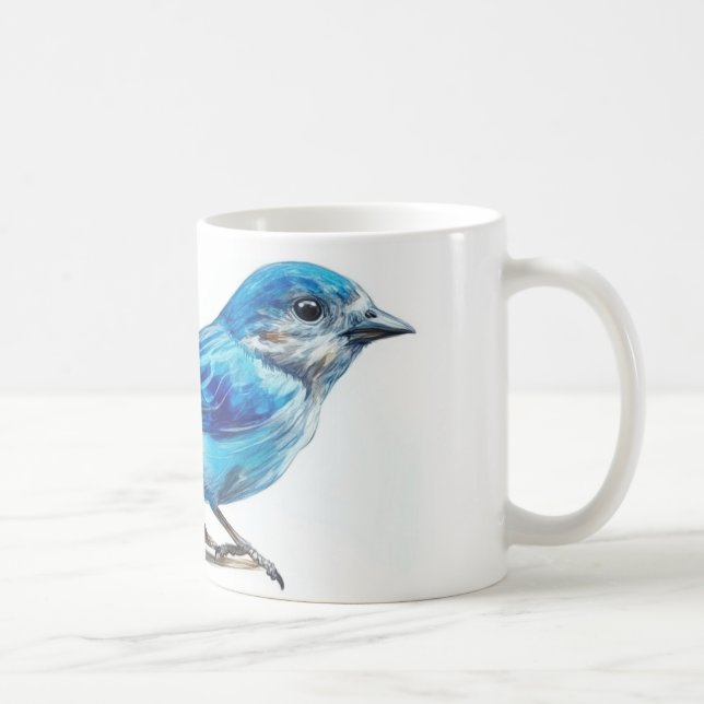 Mug oiseau coloré (Droite)
