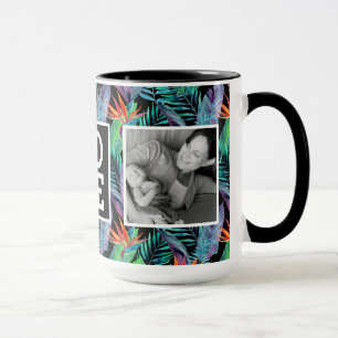 Mug Oiseau d'aquarelle de l'AMOUR du paradis   avec