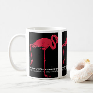 Mug Oiseau de Flamant rose rose vintage en Allemagne a
