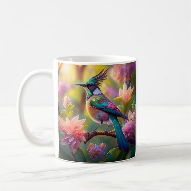Mug Oiseau de Jay Imaginaire vert (Gauche)