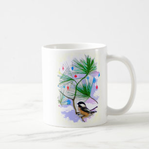 Mug Oiseau de poule dans la boue d'arbre