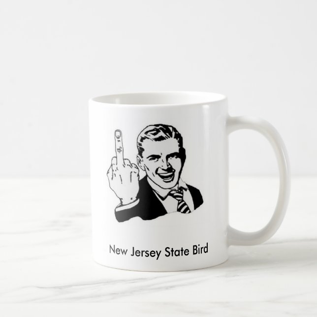 Mug Oiseau d'état de New Jersey (Droite)