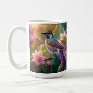 Mug Oiseau d'Imaginaire à arc-en-ciel orangé