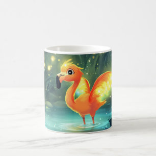 Mug Oiseau heureux Style Cartoon Vibrant Mignon Coloré