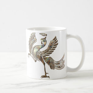 Mug Oiseau rouge chauffé au cuivre
