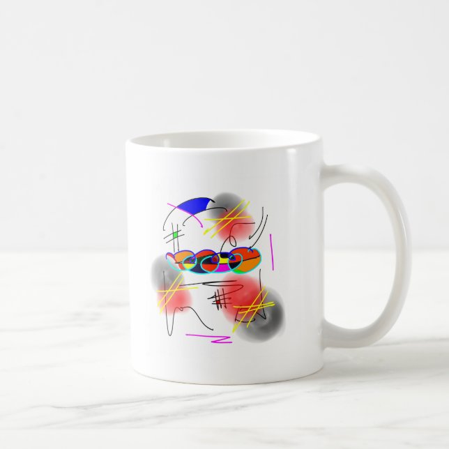 Mug oiseaux abstraits (Droite)