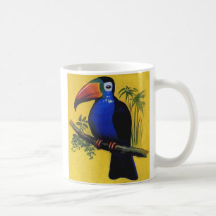 Mug Oiseaux Animaux Sauvages Vintage, Toucan Tropical 