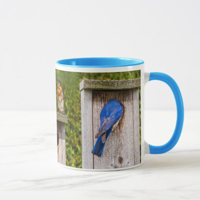 Mug oiseaux bleus (Droite)