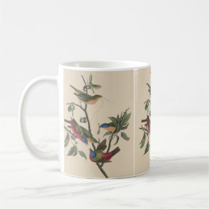 Mug Oiseaux colorés de Audubon vintage, peinture de Br