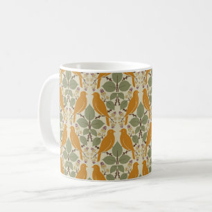 Mug Oiseaux dans une braise de café bélier