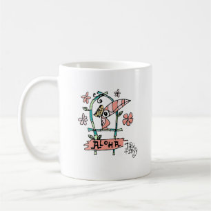 Mug Oiseaux de pièce de Tiki sur une perche par Tiki