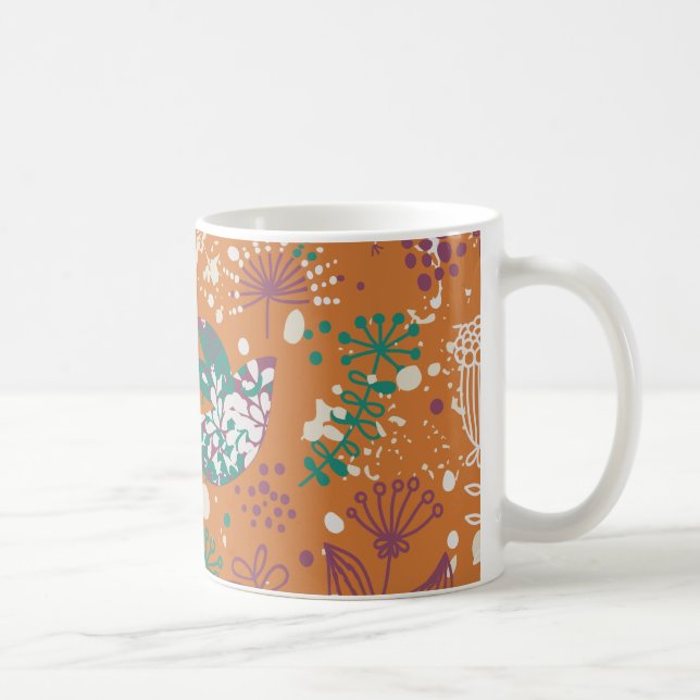 Mug Oiseaux floraux lunaires (Droite)