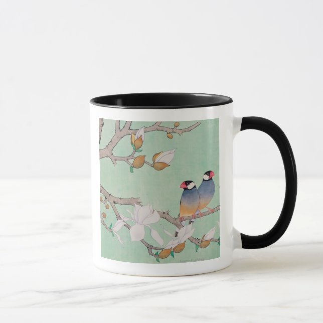 Mug Oiseaux jumeaux dans les branches (Droite)