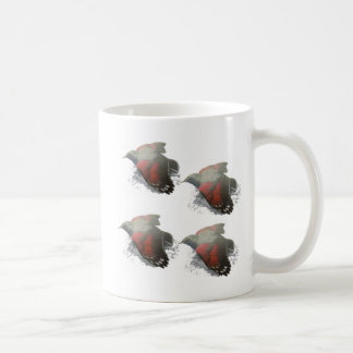 Mug Oiseaux volants vintage - Illustration botanique à