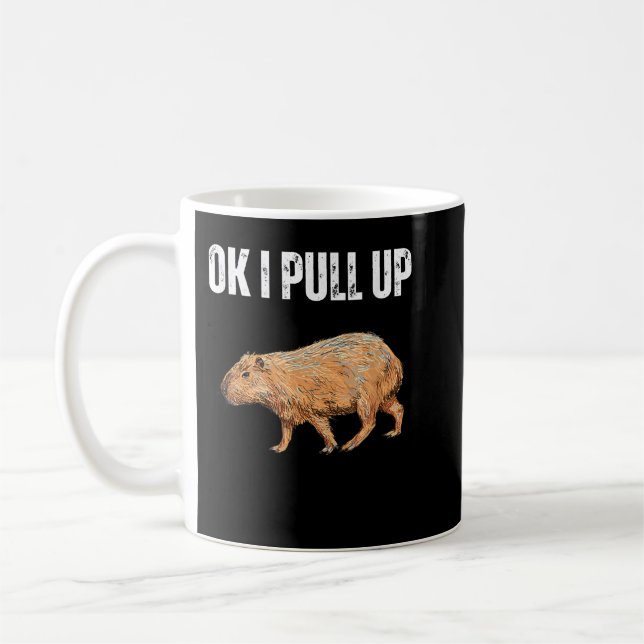 Mug Ok J'Ai Tiré Capybara Shirt Funny Capybara Meme Ok (Gauche)