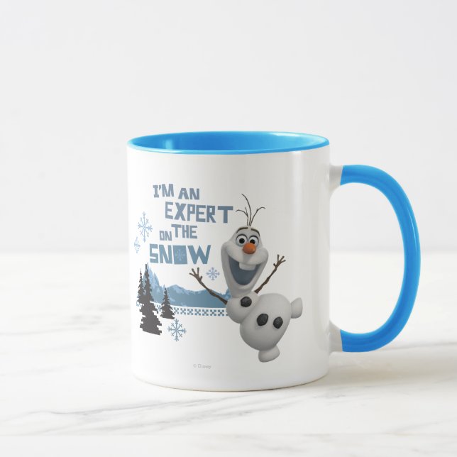 Mug Olaf congelé de Disney | Expert sur la neige (Droite)