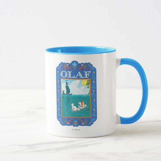 Mug Olaf | Flotter dans l'eau (Droite)