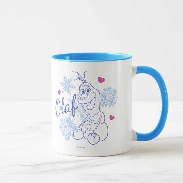 Mug  Olaf| Les flocons de neige (Droite)