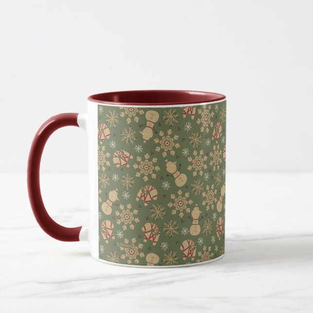 Mug Olaf | Snowflakes et Motif magique (Gauche)