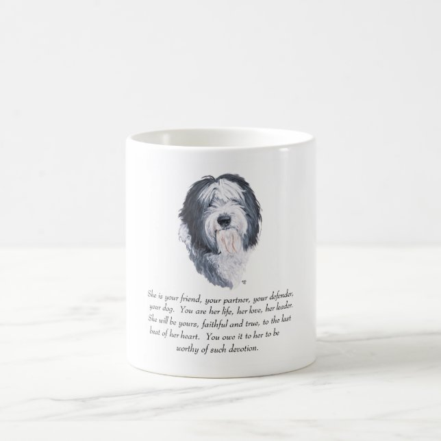 Mug Old English Sheepdog Keakes (Centre)