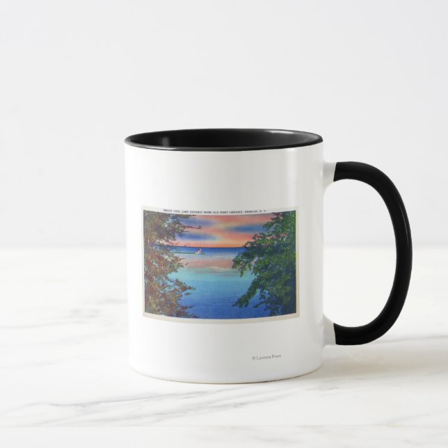 Mug Old Fort Ontario Sunset Vue du lac Ontario (Droite)
