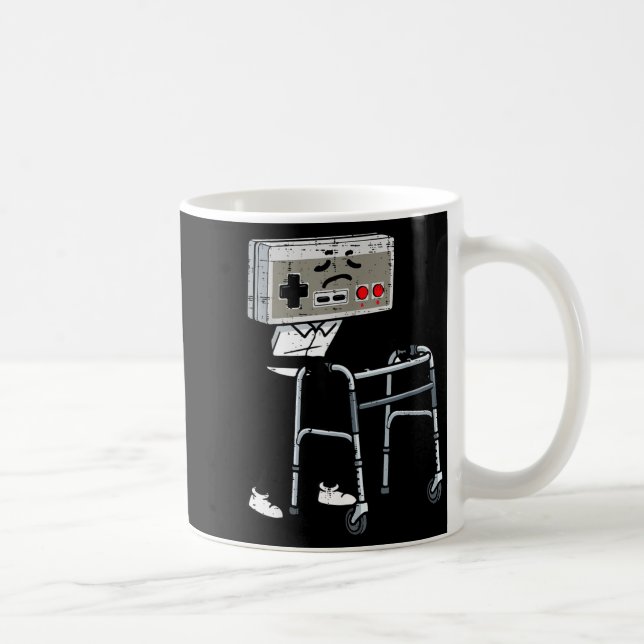 Mug Old Gaming Controller Walker Funny Gamer Men Women (Droite)