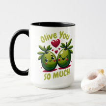 Olive You so much Custom Valentine's Gift