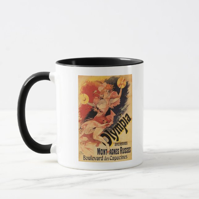 Mug Olympia Nightclub Girl Crashing Cymbals (Gauche)