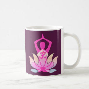 Mug OM Namaste Yoga de la fleur de Lotus spirituelle s