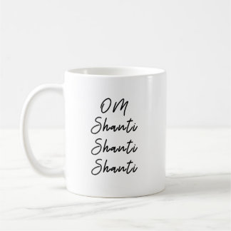 Mug Om shanti shanti shanti shanti camiseta con mantra